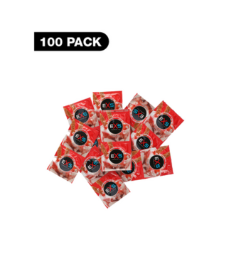 EXS EXS Strawberry - Condoms - 100 Pieces