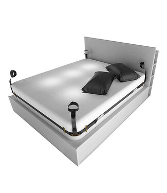 Lockink LOCKINK - BDSM Adjustable Bed Restraint Kit Black