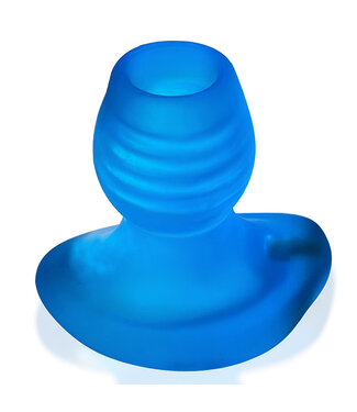 Oxballs Oxballs - Glowhole-1 Hollow Buttplug with Led Insert Blue Morph Small