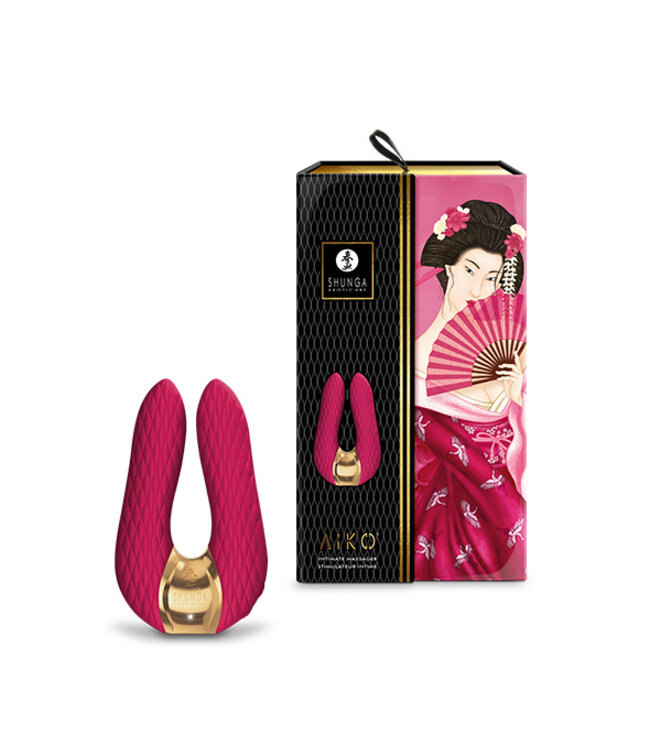 Shunga - Aiko Intimate Massager Raspberry