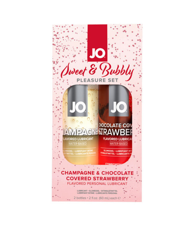 System JO - Sweet & Bubbly Set Champagne & Chocolate Covered Strawberry