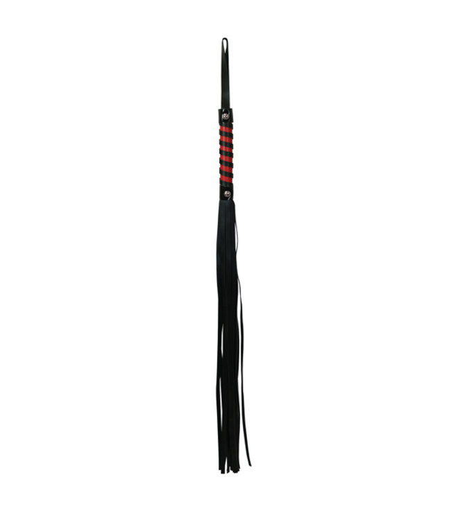 Sportsheets - Sex & Mischief Red & Black Stripe Flogger