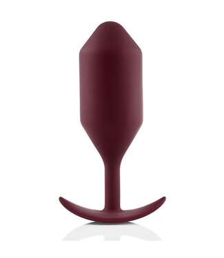 B-Vibe B-Vibe - Snug Plug 5 Dark Red