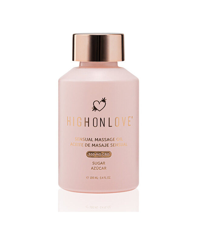 HighOnLove - CBD Sensual Massage Oil Sugar High 100 ml