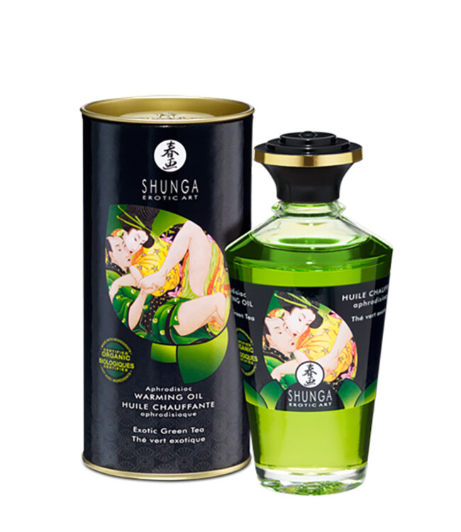 Shunga - Aphrodisiac Verwarmende Olie Groene Thee 100 ml