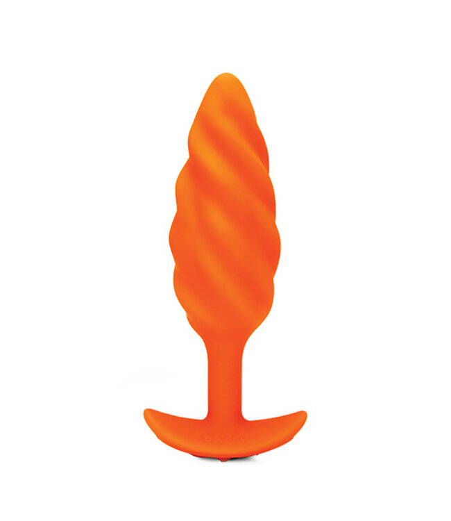 B-Vibe - Texture Plug Swirl Oranje