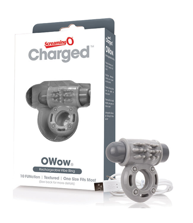 The Screaming O - Charged OWow Vibe Ring Grijs