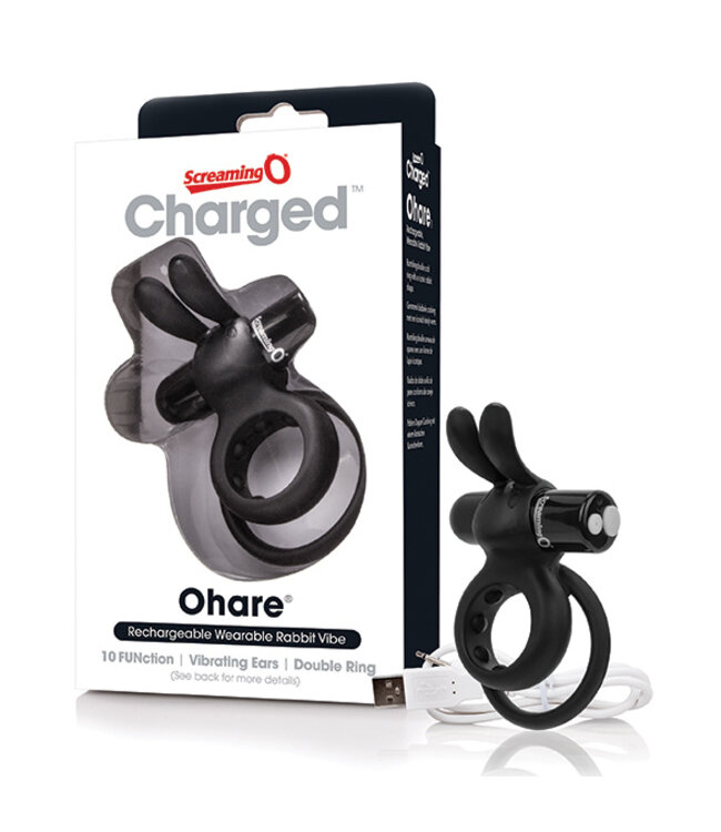 The Screaming O - Charged Ohare Rabbit Vibe Zwart