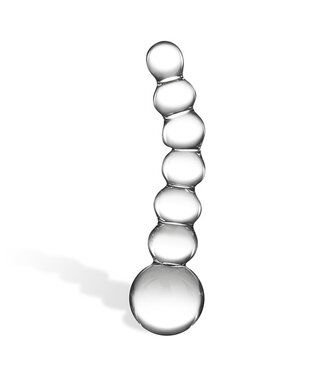 Glas Glas - Curved Glass Beaded Dildo