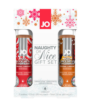 System JO System JO - H2O Glijmiddel Naughty or Nice Set 2x30ml