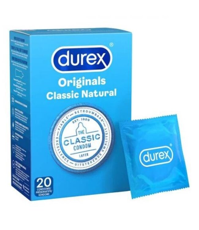 Durex Classic Natural Condooms - 20 stuks