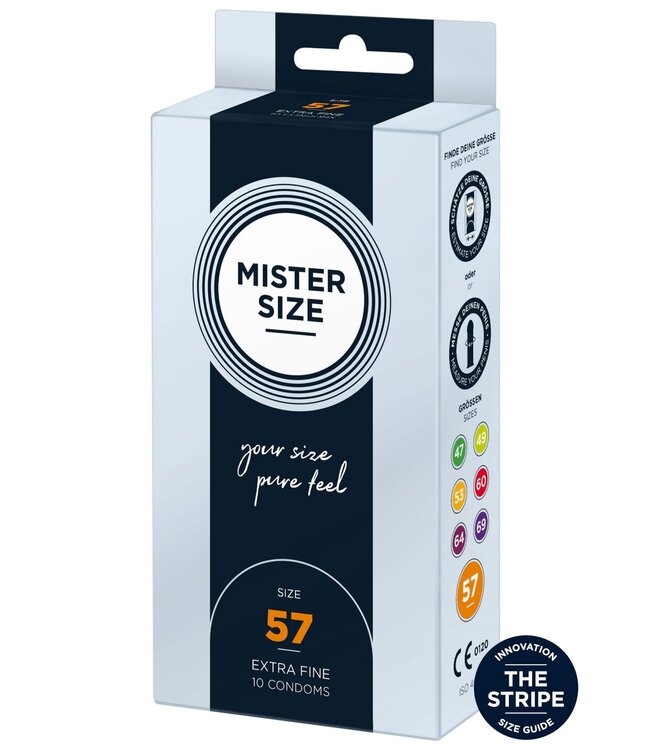 Mister Size 57mm Condoms 10pcs