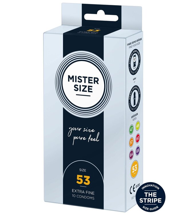 Mister Size 53mm Condoms 10pcs