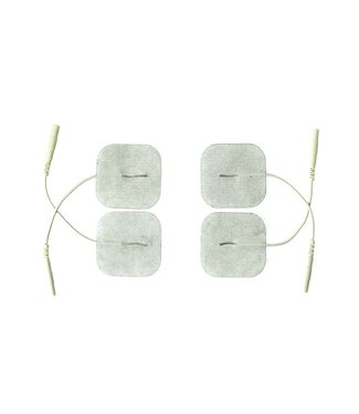 Rimba Rimba Electro Sex Plakpads, uni-polair, ( per 4 stuks verpakt)
