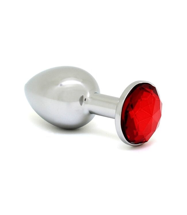 Rimba - Buttplug KLEIN met kristal, massief  (unisex)