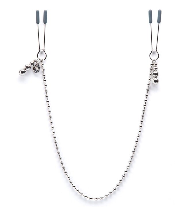 At My Mercy - FSoG "Darker" Beaded Chain Nipple Clamps