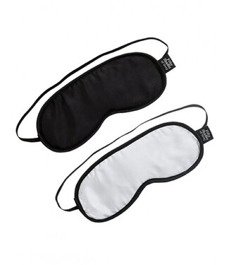 Rimba No Peeking - FSoG Soft Blindfold Twin Pack