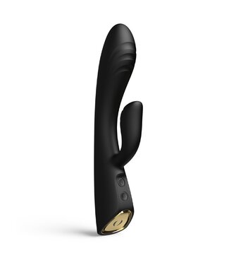 Rimba Dorcel - Flexi Rabbit - Verwarmde Rabbit Vibrator - Zwart