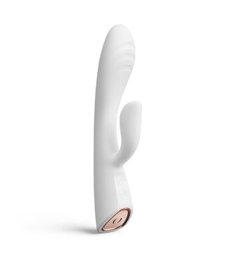 Rimba Dorcel - Flexi Rabbit - Verwarmde Rabbit Vibrator - Wit