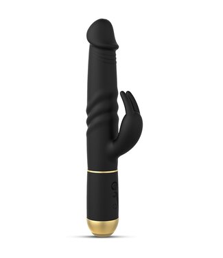 Rimba Dorcel - Furious Rabbit 2.0 - Thrusting en Rotating Vibrator - Zwart - 6072523