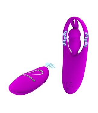 Rimba Pretty Love - Wild Rabbit - Clitoris Stimulator met Afstandsbediening - Roze