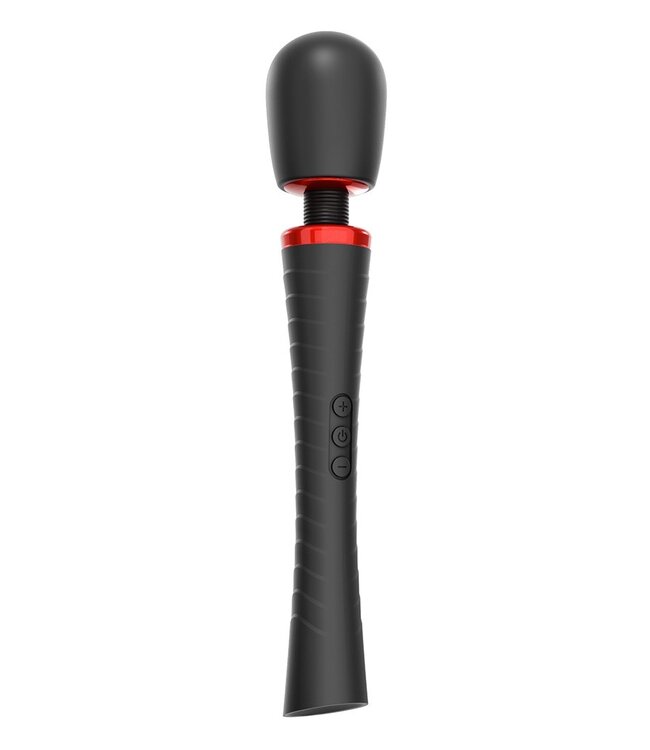 Man.Wand - Man.Wand Xtreme - Wand Vibrator met opzetstukken - Zwart