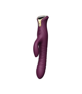 Rimba ZALO - Mose - Thrusting Rabbit Vibrator - Paars