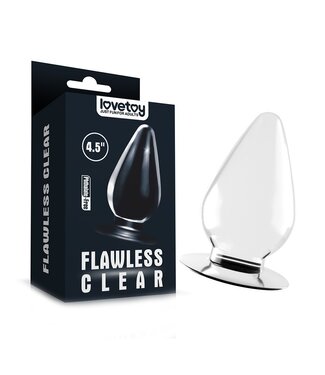 Rimba LoveToy - Flawless Clear Anal Plug 11.5 cm