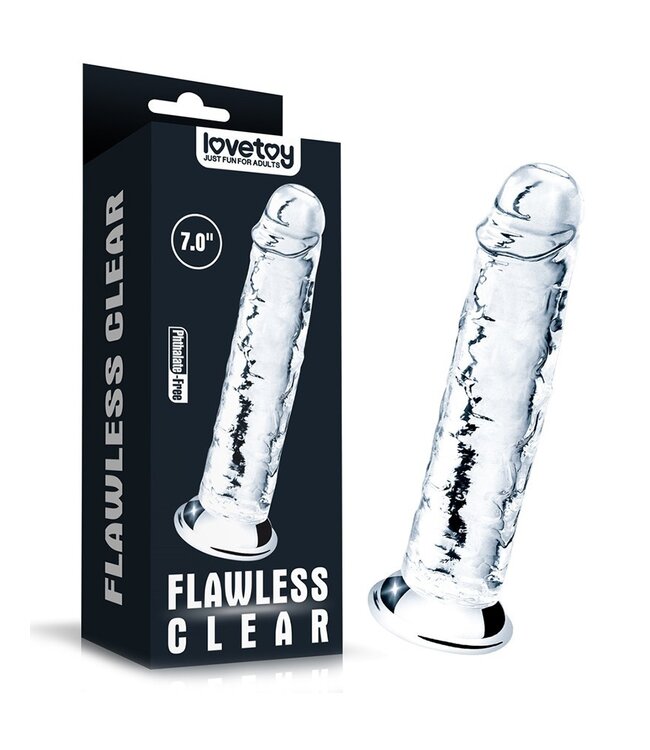 LoveToy - Flawless Clear Dildo 18 cm