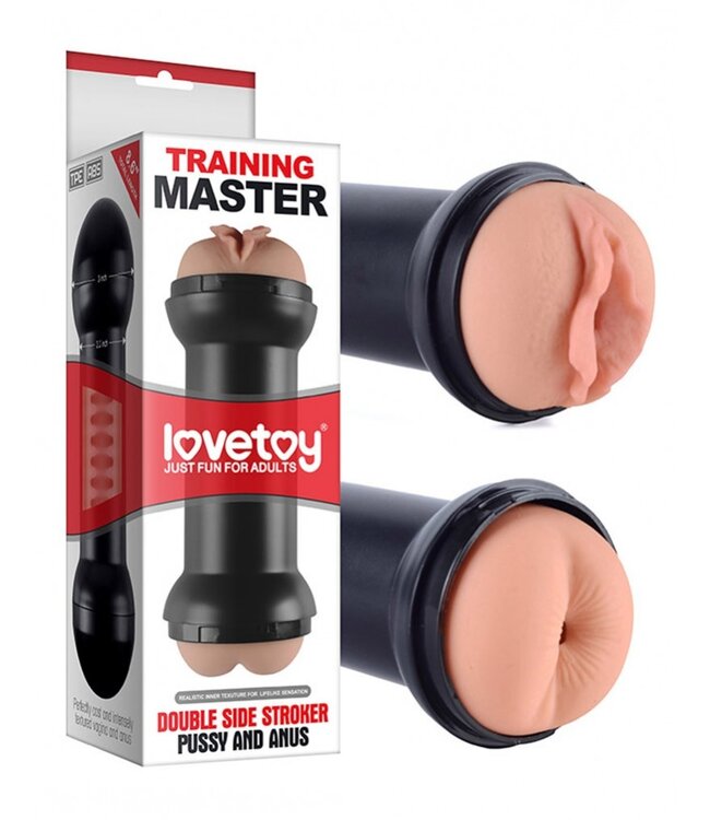 Training Master Double Side Stroker-Pussy and Anus