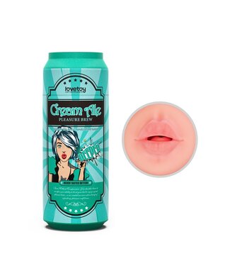 Rimba LoveToy - Pleasure Brew Cream Ale Mouth Masturbator - Groen & Nude