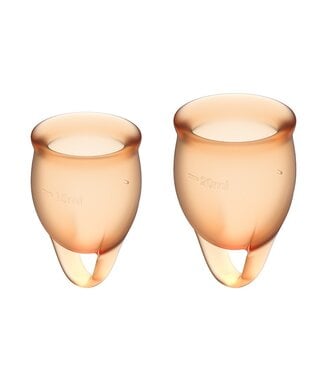 Rimba Satisfyer Feel Confident Menstrual Cup (Orange)