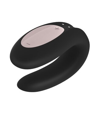 Rimba Satisfyer Double Joy Black  / incl. Bluetooth and App