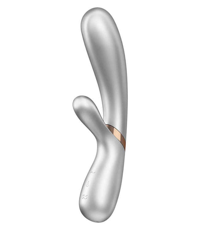 Satisfyer - Hot Lover - Verwarmde Vibrator - Zilver