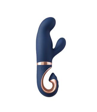 Rimba Gvibe - Gentley - Rabbit Vibrator - Blauw & Goud