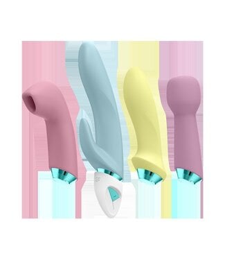 Rimba Satisfyer - Fabulous Four - Air Pulse + Vibrator Set - Multicolor