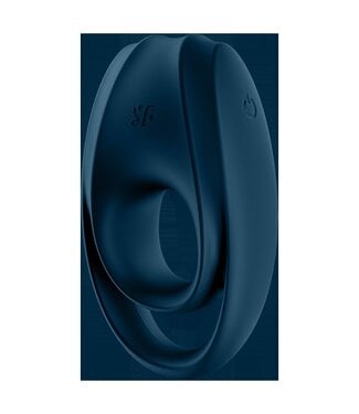 Rimba Satisfyer - Incredible Duo - Cockring Vibrator - Blauw