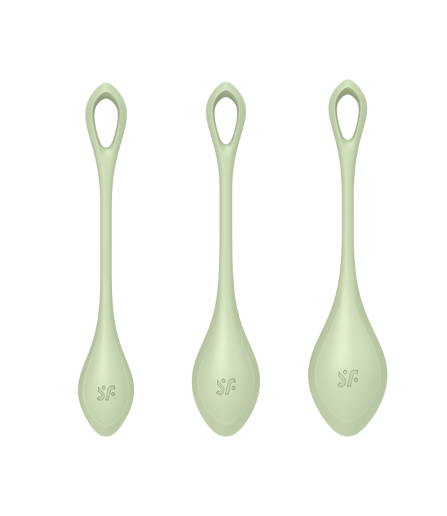 Satisfyer - Yoni Power 2 - Kegel Balletjes Set - Groen