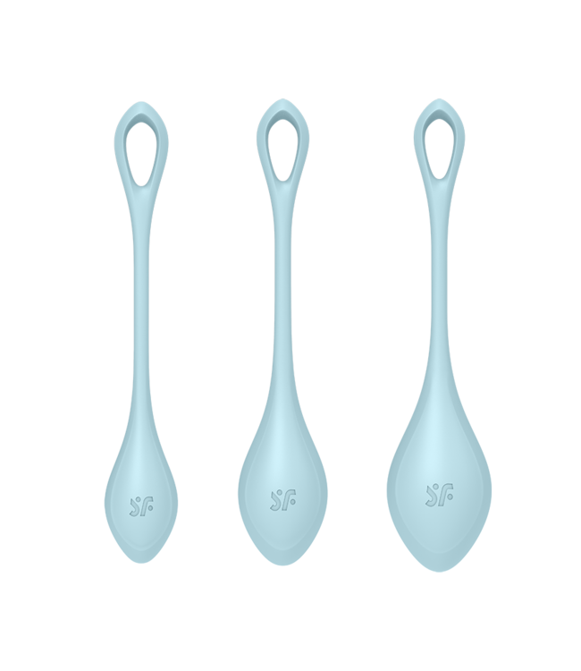 Satisfyer - Yoni Power 2 - Kegel Balletjes Set - Blauw