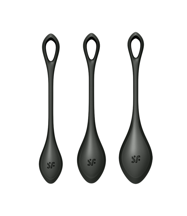 Satisfyer - Yoni Power 2 - Kegel Balletjes Set - Zwart