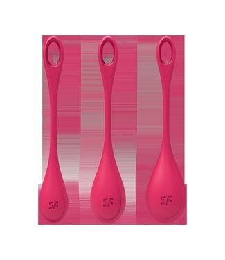 Rimba Satisfyer - Yoni Power 1 - Kegel Balletjes Set - Rood