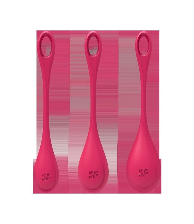 Satisfyer - Yoni Power 1 - Kegel Balletjes Set - Rood