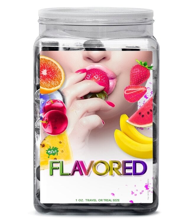 WET Flavored assorted 36 x 30ml. in Countyer Bowl display