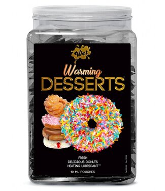 Rimba WET Warming  Desserts Fresh Delicious Donuts 144 x 10ml. pouch Counter Bowl display