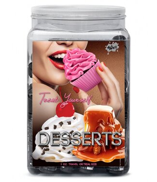 Rimba WET Desserts assorted 36 x 30ml. in Counter Bowl display