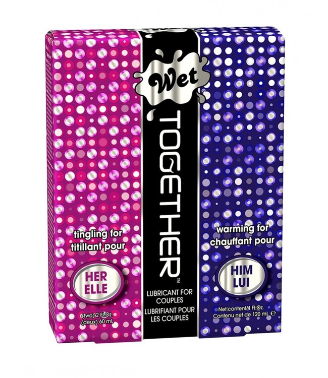 WET Together Lubricant for Couples 2 x 60mL