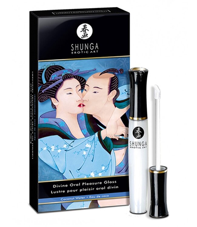 Shunga - Divine Oral Pleasure Gloss - Coconut Water 10 ml.