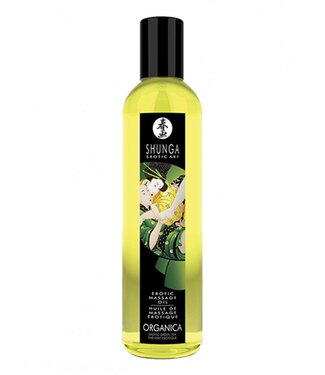 Rimba Shunga - Massage olie Organica - Green Tea 250 ml.