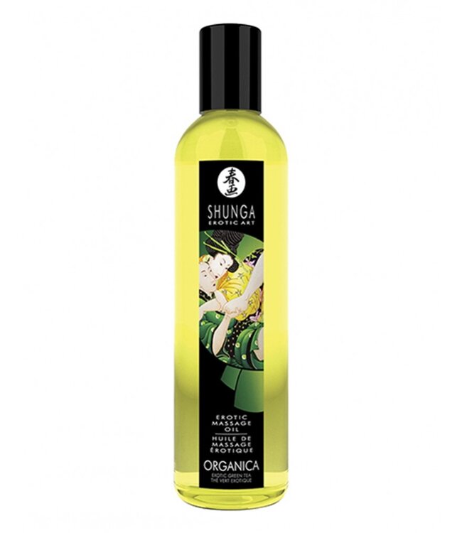 Shunga - Massage olie Organica - Green Tea 250 ml.