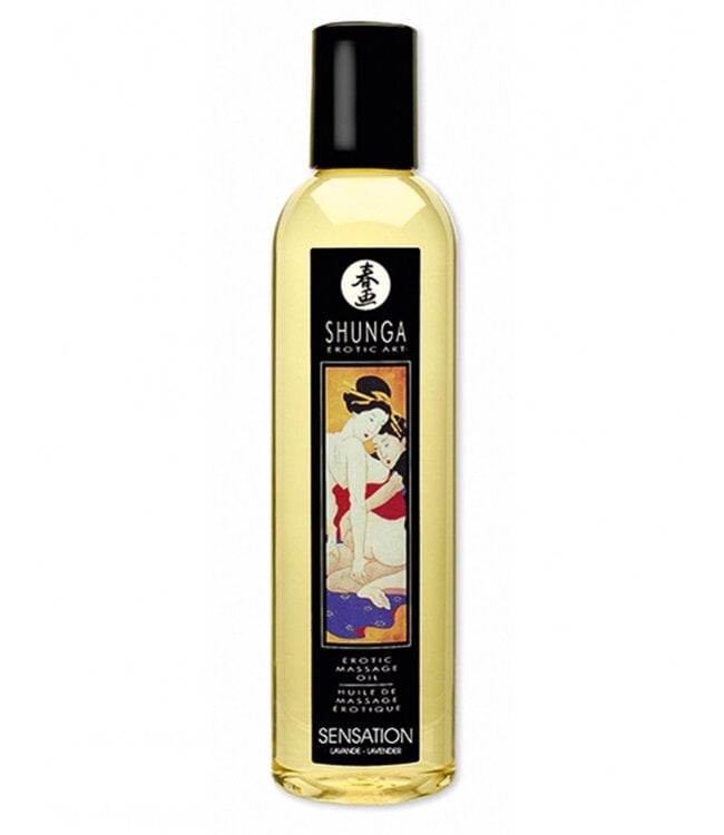 Shunga - Massage olie - Sensation Lavender 250 ml.